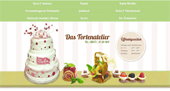Desktop Screenshot of das-tortenatelier.de