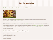Tablet Screenshot of das-tortenatelier.de